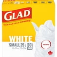thumbnail image 2 of Glad White Bags - Small 25 Litres, 2 of 5