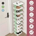 thumbnail image 4 of Shoe Rack Storage Organizer Detachable Shoe Racks Saves Family Household Rack Multi Layer Simple Shoes Shelf Color Cabinet, 4 of 9