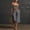 *Dark Gray, variant on ClodeEU Women's V Neck Spaghetti Strap Wide Leg Capri Jumpsuit with Pockets ,Solid Color Casual Cropped Romper White,Women's Plus L