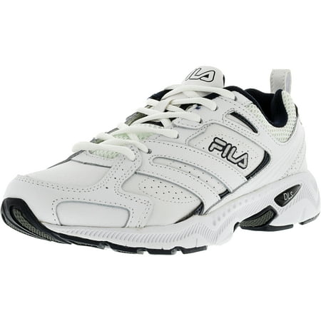 Fila Men's Capture White / Peacoat Metallic Silver Ankle-High Running Shoe - 13M