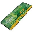 thumbnail image 7 of Dreamtimes St.Patrick's Day Kitchen Rug 39"x20", Sst. Patrick's Day Gold Coins and Hat Non Slip Washable Cushioned Carpets Polyester AntiFatigue Comfort Porch Floor Mat for Washroom Bedroom, 7 of 7