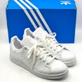 thumbnail image 1 of Ad-id-as “Stan Smith Endorsement” Men’s Leather Tennis Shoe [Cloud White] - NEW, 1 of 6