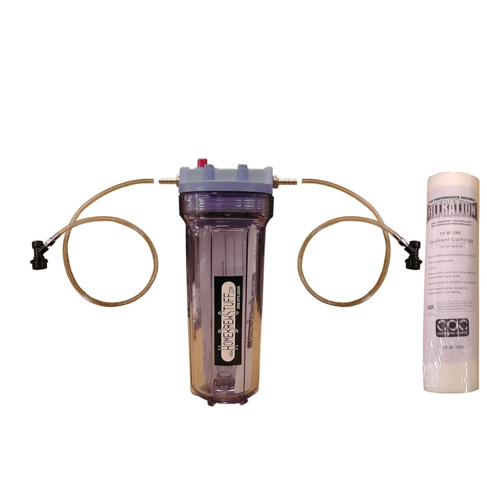 10" Beer Filter Kit 5Micron Draft Beer Homebrew Clarification Filtration