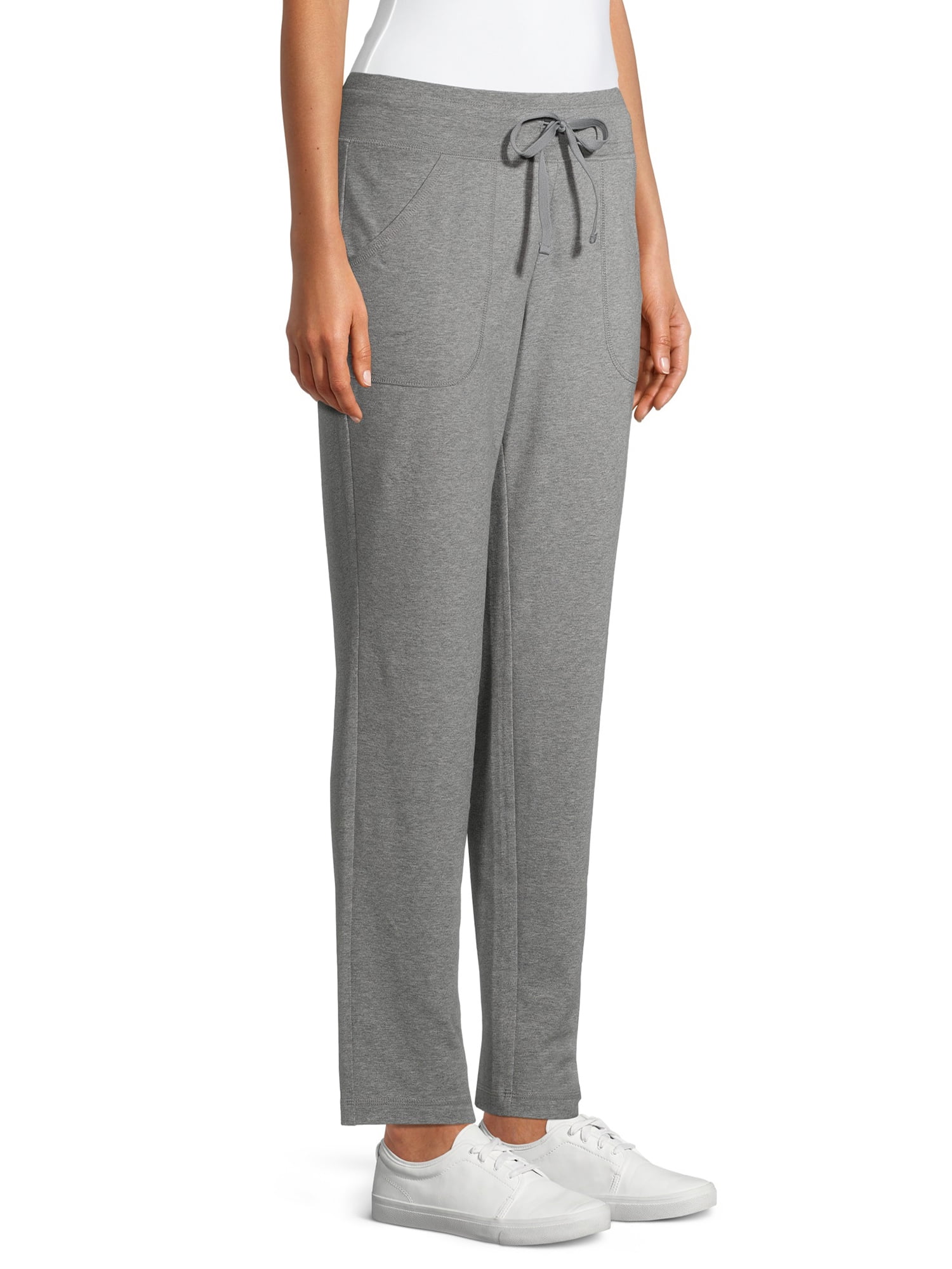 Athletic Works Women's Super Soft Straight Leg Knit Pants, 30.50