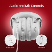HyperX Cloud III – Wired Gaming Headset, PC, PS5, Xbox Series X|S, Angled 53mm Drivers, DTS Spatial Audio, Memory Foam, Durable Frame, Ultra-Clear 10mm Mic, USB-C, USB-A, 3.5mm – Gray/Red