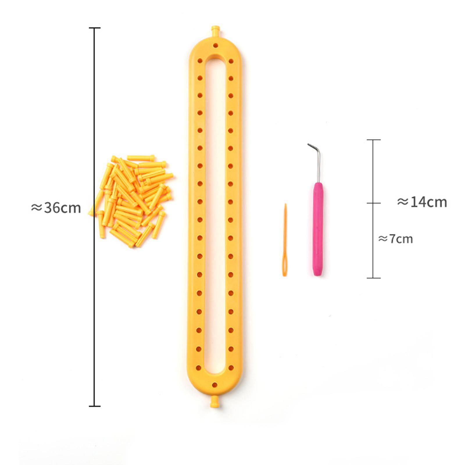 Crochet Hat Maker - Fluff Ball Weaver Crafts Tool - Quick Knit Loom Sewing  Accessories, Craft Knitting Machine for Kids and Adult Spann