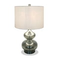 thumbnail image 3 of Evelyn&Zoe Traditional Metal Table Lamp with Satin Nickel Accents, 3 of 8