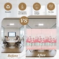 thumbnail image 5 of Pink Flamingo Window Privacy Film, Summer Tropical Flamingo Hawaii Animals Static Cling UV Sun Blocking Heat Control Window Tint Day and Night,Non-Adhesive One Way Windows Privacy Cover 17.7''x78.7'', 5 of 7
