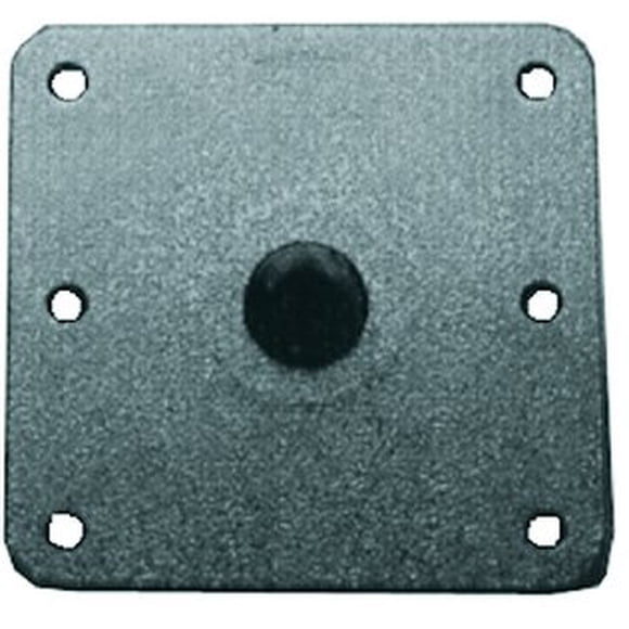 Base Springfield Kingpin Negra Anodizada 7"x7" con Recubrimiento en Polvo