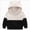 B40-White, variant on 4-5 Years Toddler Boys Fuzzy Fleece Colorblock Hoodie,Warm Fluffy Pullover Sweatshirt with Cute Animal Ear Design