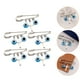 thumbnail image 2 of 5 piezas de estilo de estilo turco y ojos malvados Pin de seguridad decorativa broche, 2 of 5