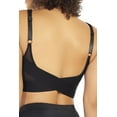 thumbnail image 2 of Women's Rhonda Shear 0021 Molded Cup Bra with Mesh Back Detail (Black 3X), 2 of 5