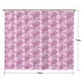 thumbnail image 5 of Pink Breast Cancer Shower Curtain 84"x72" ,Bathroom Decorative Shower Curtains Set with 12 Hooks,Modern Waterproof Washable Shower Curtain, 5 of 6