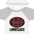thumbnail image 4 of Inktastic Daddy Little Lumberjack Plaid Boys Baby Bodysuit, 4 of 5