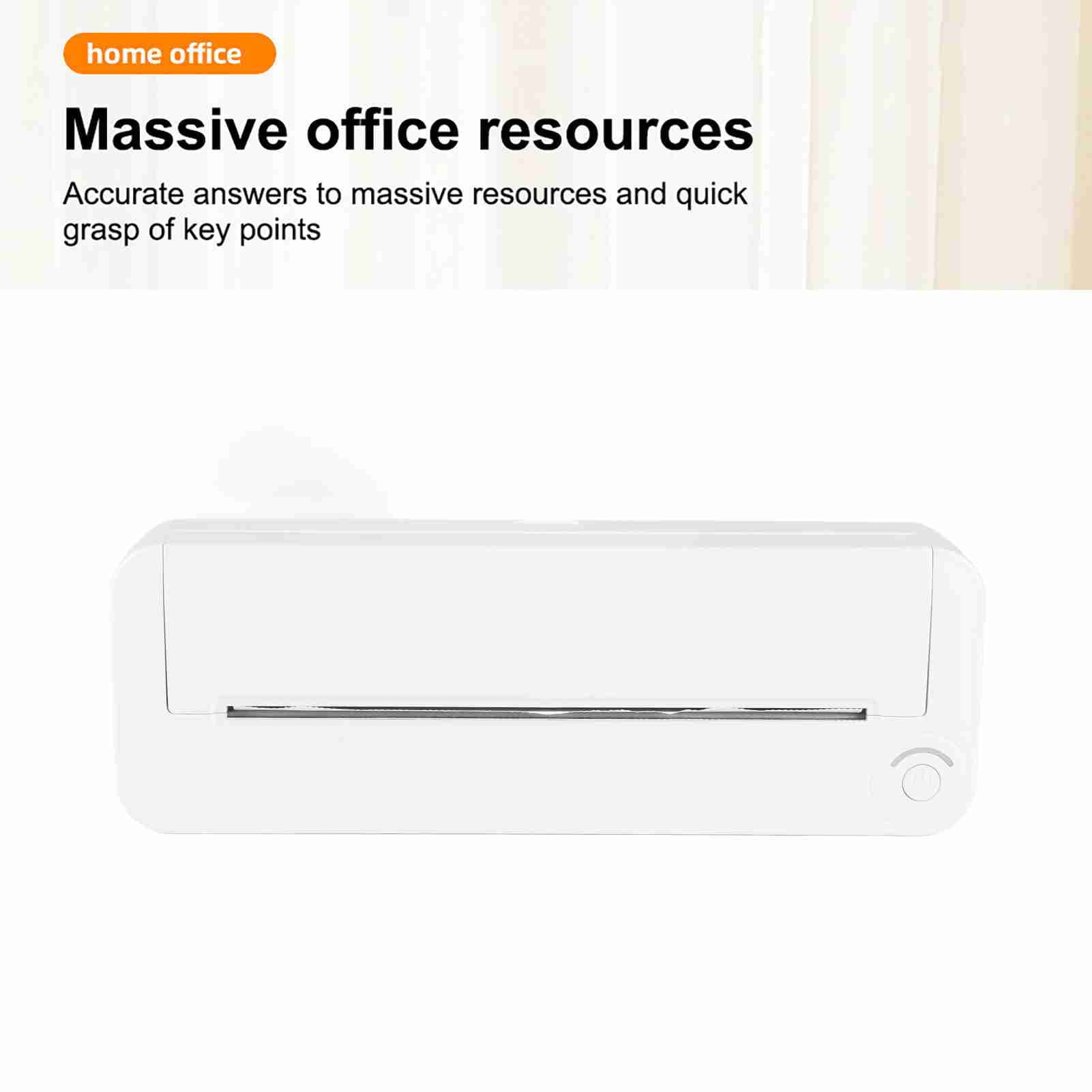 Printer A4 Portable Paper Printer Thermal Printing Wireless BT Connect Compatible With IOS And  Mobile Photo Printer Support 210mm Wide For Outdoor Travel Home Office