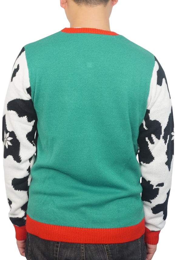 walmart cow christmas sweater