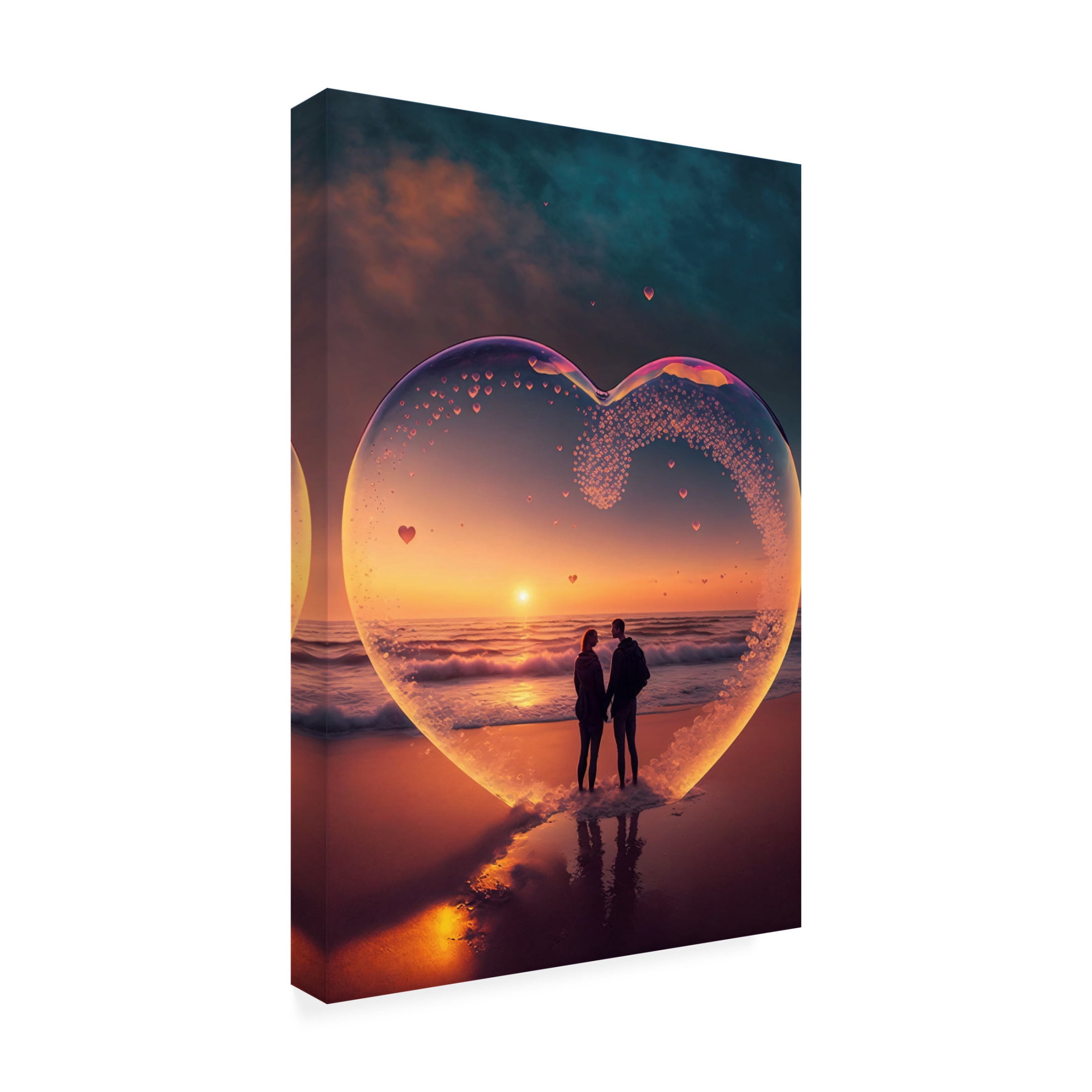 Canvas Wall Art - Ray Heere 'Love Is In The Air 7' Wall Art for Living Room, Bedroom, or Office Décor by Trademark Fine Art - 30 x 47 Inches