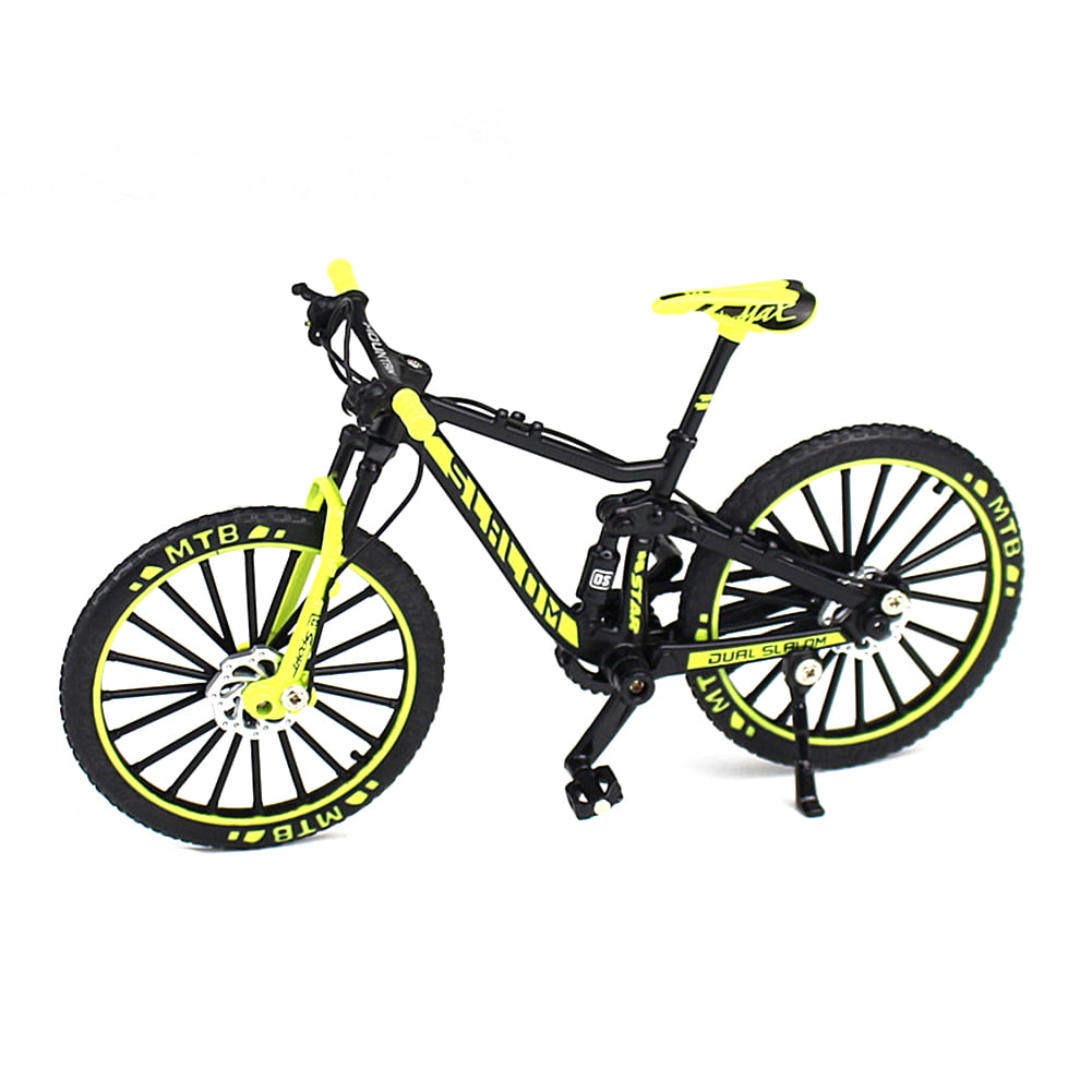 Mini Mountain Bike Diecast Alloy Finger Bicycle Kids Novelty Collection Toys 
