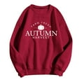 thumbnail image 3 of Fall Sweatshirts for Women 2025 Long Sleeve Crewneck Farm Fresh Autumn Harvest Graphic Sweatshirt Pullover Tops, 3 of 5