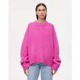 thumbnail image 2 of Women’s Oversized Crewneck Knit Sweater, Loose Long Sleeve Pullover Top, Sizes S‑3XL, 2 of 7