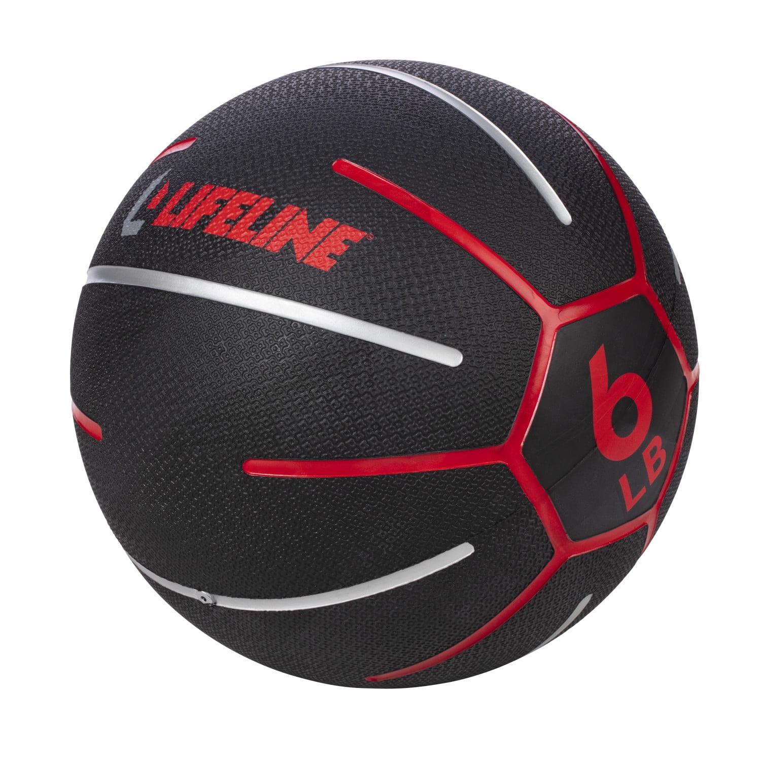 Lifeline Fitness 6 lb Medicine Ball to Develop Total Body Strength, Power and Stability (Multiple Weights Available)