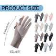 thumbnail image 3 of Gants de Soleil Femmes Doigts Complets Glace Écran Tactile Non Conduite Gants pour Voyage Golf Course, 3 of 9