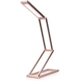 thumbnail image 1 of Foldable LED Desk Lamp - Folding Portable USB Table Light with 3 Brightness Settings - for Home, Reading, Studying, Work, Travel - Rose Gold-Rose Gold, 1 of 7