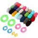 thumbnail image 5 of Juego De Herramientas Para Hacer Pompones, 8 Fabricantes De Pompones Con Hilo De 24 Colores, Herramienta Hecha A Mano Para Hacer Pompones, Juego De Manualidades De Juguetes Navideños Para Tejedores, 5 of 5