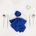 thumbnail image 6 of Efavormart 5 Pack Royal Blue Premium Scuba Cloth Napkins, Wrinkle-Free Reusable Dinner Napkins - 20"x20", 6 of 11