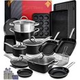 thumbnail image 1 of Kitchen Pots and Pans Set Nonstick Induction Cookware Sets -23pc Induction Pots and Pans for Cooking Kitchen Cookware Sets with Frying Pans Nonstick Pots and Pans Set Non Sticking Pan Set Cookware Set, 1 of 5