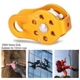 thumbnail image 2 of Tebru Pulley,Aluminium Alloy Heavy Duty Single Rope Pulley Block Climbing Safety Equipment, Climbing Pulley, 2 of 8