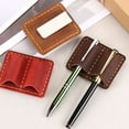 thumbnail image 3 of Porte-Stylo en Cuir pour Carnet – Boucle en Cuir Fait Main avec Clip en Acier Inoxydable Robuste, 3 of 3