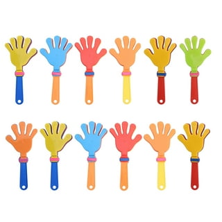 Amscan New Years Glitter Hand Clappers 7 Multicolor 12 Clappers Per Pack  Case Of 2 Packs - Office Depot