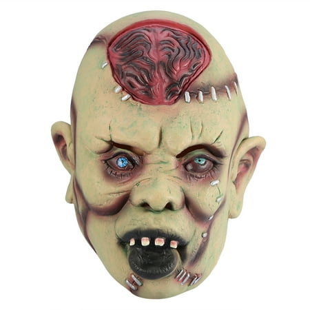 Yosoo Scary Face  Mask, Latex Horror Head Masks Face Frightful for Party