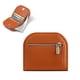 thumbnail image 4 of Cartera pequeña de piel para mujer, monedero para tarjetas de crédito y monedas, monedero plegable pequeño para tarjetas de crédito (marrón), 4 of 7