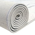 thumbnail image 6 of Unique Loom Matrix Trellis Collection Area Rug - Geometric (7' Square White/Gray), 6 of 6