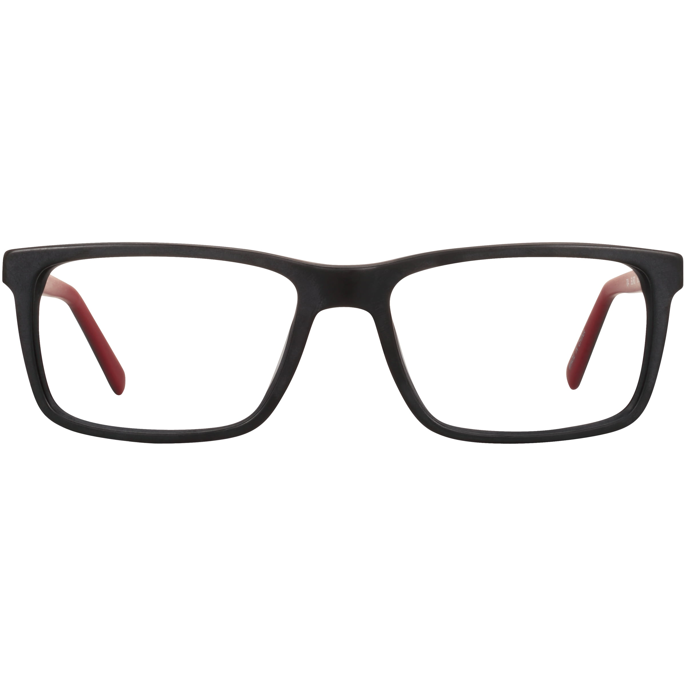 Phat Farm Mens Prescription Eyeglasses, HV704, Black Red, 5818150