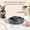 Natural Black - Marble, variant on 7.5" White/Grey Solid Marble Centerpiece - Handmade Stone Fruit Bowl - Catch-All or Key Bowl for Kitchen - Modern Minimalist Decor