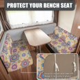 thumbnail image 2 of XYZCANDO Mandala RV Dinette Cushion Cover Camper Decor Sofa Covers Washable Bench Cushion for Loveseat Stylish Furniture Covers for Sofa and Loveseat, 2 of 7