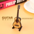 thumbnail image 3 of Fosa Miniature Guitar Model, Mini Guitar Display,Miniature Wooden Guitar Model Display Mini Musical Ornaments Craft Home Decor, 3 of 8