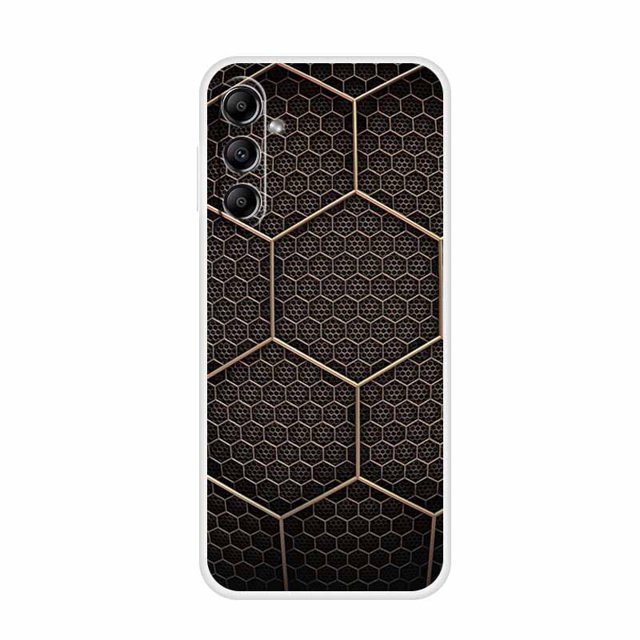 Funda de silicona suave con dibujos animados para Samsung Galaxy A14 A34 A54 5G, carcasa de TPU transparente para Samsung A54 A34 A14 4G Fivean unisex