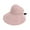 Pink, variant on Sun Visor Hat Women Straw Wide Brim Roll Up Ponytail Summer Beach Cap