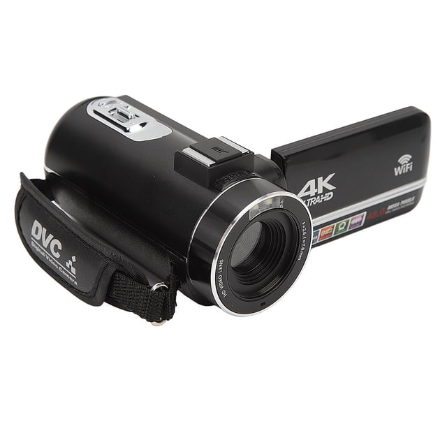 Cámara De Vídeo, Videocámara Con Zoom Digital De 18x, Marca De Agua, Grabación En Bucle De 48 MP Con Control Remoto Para Vlogging