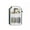 Silver 6A8, variant on Metal Windproof Lighter, Qiopertar Under $5 Mecha Metal Rocker Lighter Transparent Tank Kerosene Lighter Metal Portable Lighter Windproof Lighter