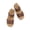 BROWN, variant on Women's Comfortable Lightweight Hook-and-loop Straps Sandals