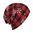 thumbnail image 6 of Gaeub Red Buffalo Plaid Print Beanie Hats for Men Women,Winter Caps,Knit Cuffed Beanie,Cuffed Cap,Great for Winter Activities, 6 of 7