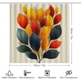 thumbnail image 2 of Bathroom Mat Set, Autumn Abundance Pattern Printed on Bathroom Shower Curtain Sets with Rugs, Perfect for Hotel Dorm Spa Home, 72 x 72 inches, 2 of 8