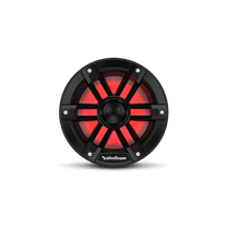 Rockford Fosgate M1-65B Color Optix 6.5ā 2-Way Coaxial Multicolor LED Lighted Marine Speakers - Black (Pair)