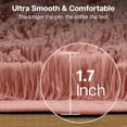 thumbnail image 6 of Moonlight20015 Area Rug 5x7ft non-slip Soft Fluffy Shaggy for Living Room Bedroom Décor Pink, 6 of 8
