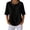 02-Black, variant on Women's Waffle Knit Crew Neck Short Sleeve T-Shirt, Casual Loose Solid Color Summer Top, Lightweight Comfy Tee for Daily Work Casual Wear 09-Wine XS